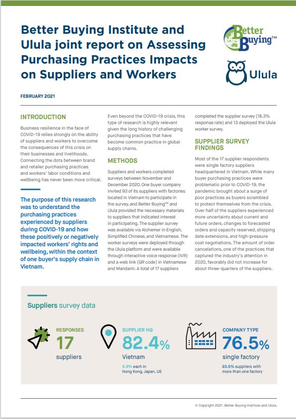 BBI Ulula Report Assessing Purchasing Practices Impacts on Suppliers and Workers