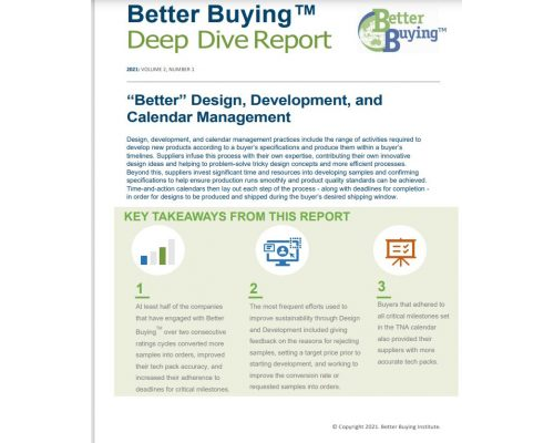 “Better” Design, Development and Calendar Management