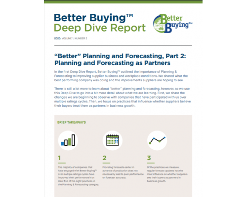 “Better” Planning and Forecasting, Part 2: Planning and Forecasting as Partners